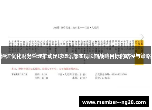 通过优化财务管理推动足球俱乐部实现长期战略目标的路径与策略